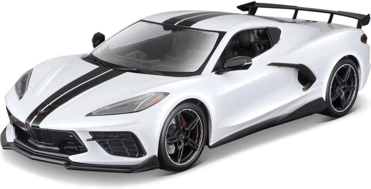 Maisto Chevrolet Corvette Stingray coupe high wing 1:18 fehér