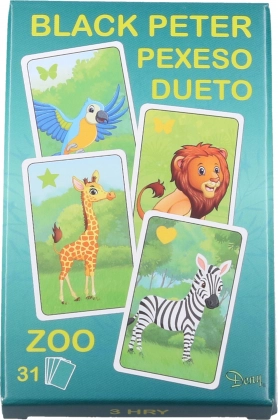 Fekete Péter Zoo kártyák – klasszikus családi játék