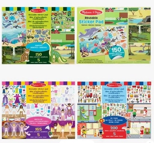 Melissa & Doug újrahasználható kifestő gyerekeknek (asszortált)