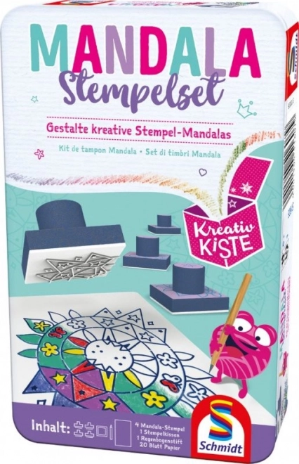 SCHMIDT Mandala Bélyegzőkészlet Fémdobozban
