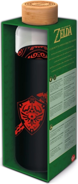 Üvegpalack szilikon huzattal 585 ml Zelda