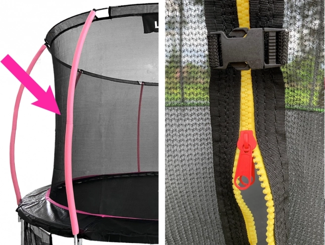 Belső védőháló Sport Max 12 ft trambulinhoz – rózsaszín