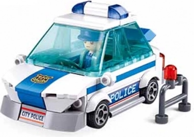 Sluban Metropolis városi rendőri őrjárat építőkészlet