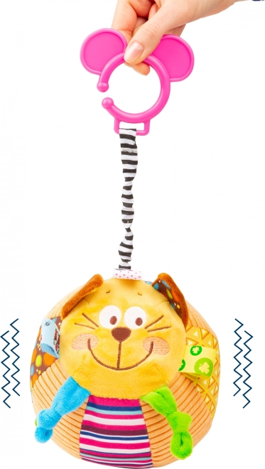Húzós, doromboló szenzoros labda – cica small foot