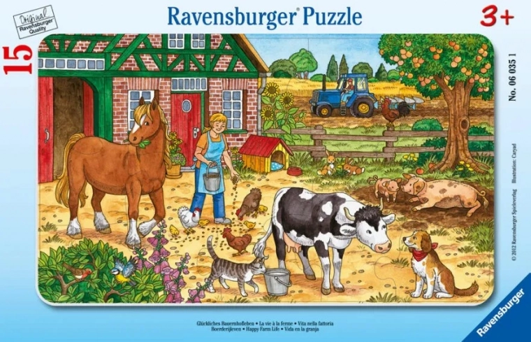 15 darabos puzzle - Élet a farmon