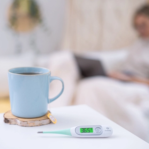 Gyors digitális hőmérő színes kijelzővel