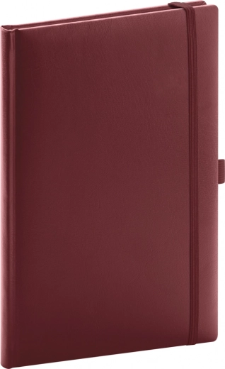 NOTIQUE Balacron pontozott bordó naptár 15 x 21 cm