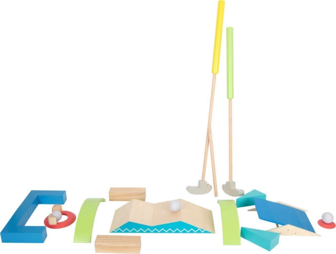 gyerek minigolf készlet small foot Active FSC fából