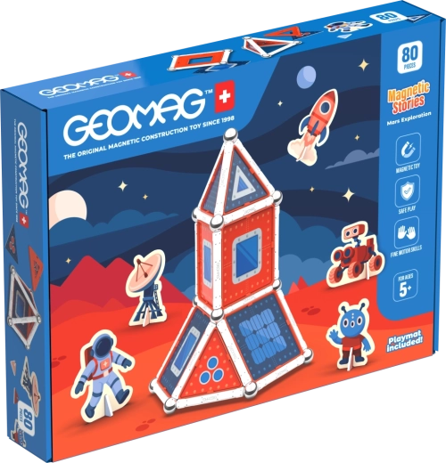 Geomag Stories Mars mágneses építőjáték 80 darabból