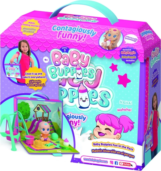 Baby Buppies baba játékszett kofferral