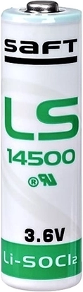 Lítium AA elem SAFT LS14500 3,6 V 2600 mAh