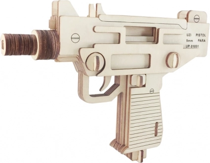 Fa 3D Puzzle UZI Pisztoly