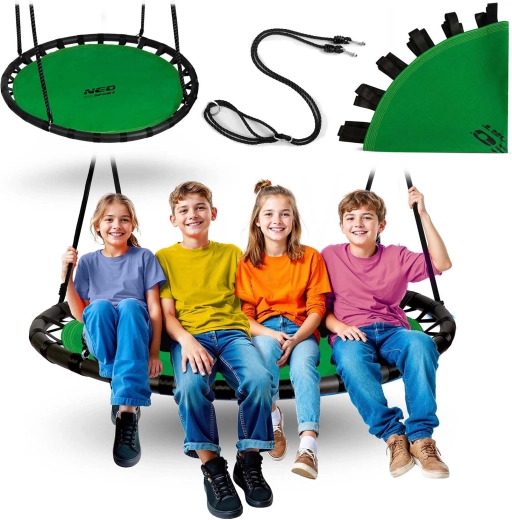 NEO-SPORT Swingo gólyafészek körhinta 120 cm
