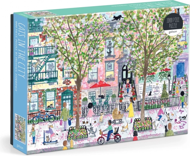 Puzzle Macskák a Városban 1000 darab