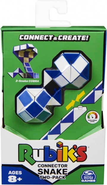 Rubik kígyó összekapcsolható kirakó – két kígyóból álló készlet