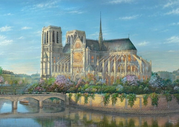 Notre-Dame 1000 darabos puzzle