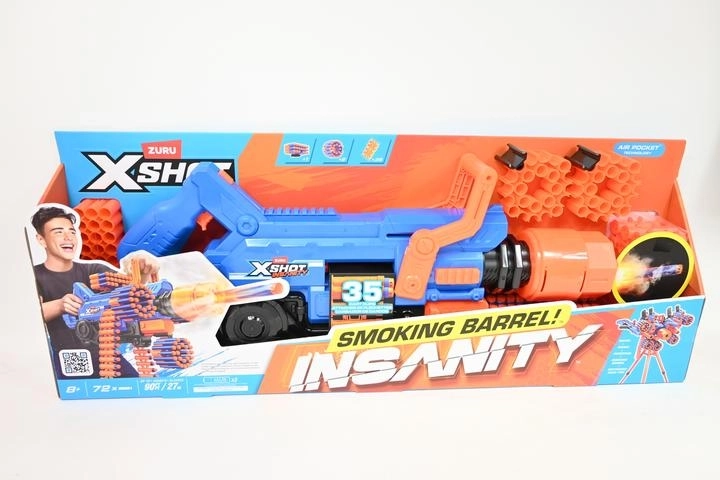 ZURU X-SHOT Insanity Smoking Barrel habszivacs lövő