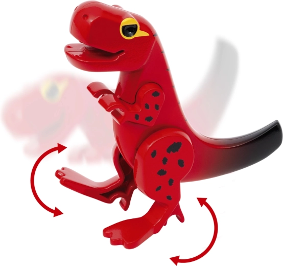 8 dinoszaurusz figura mozgatható elemekkel