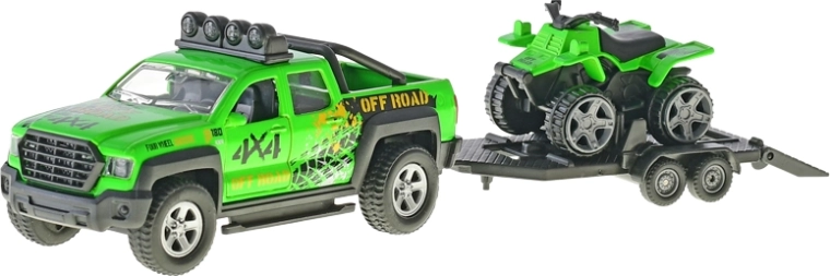 Valósághű off-road kivitel és funkcionális utánfutó