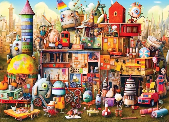 Eurographics puzzle Elrontott játékok XL 500 darab