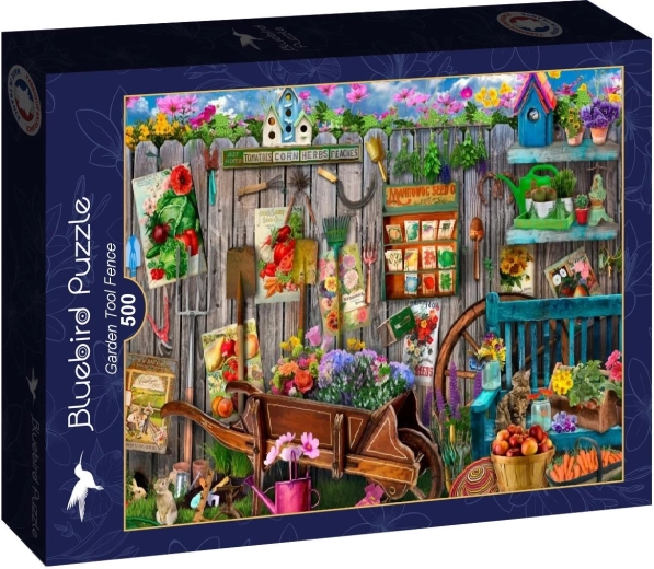 Bluebird puzzle kerítés kerti szerszámokkal 500 darab