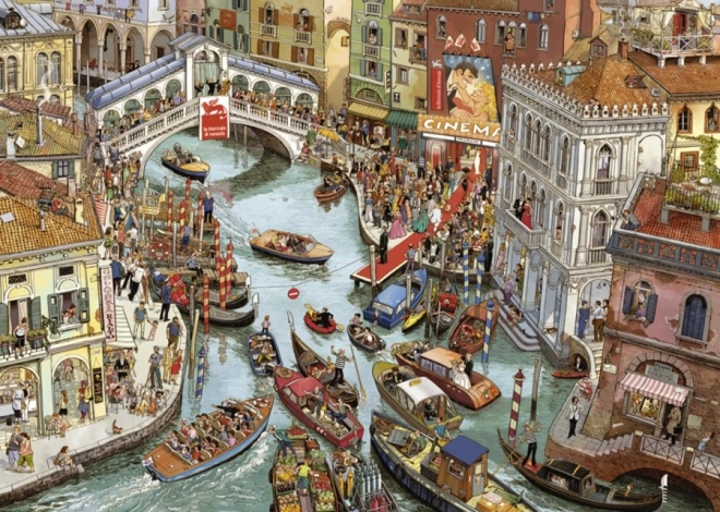 Puzzle O Sole Mio! 2000 darabos poszterrel