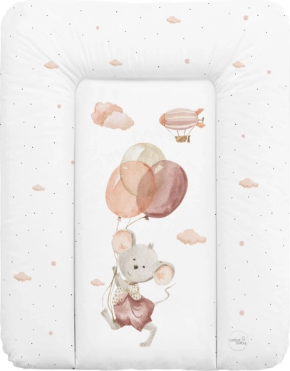 Ceba Baby puha pelenkázó alátét Basic Mouse 50 × 70 cm