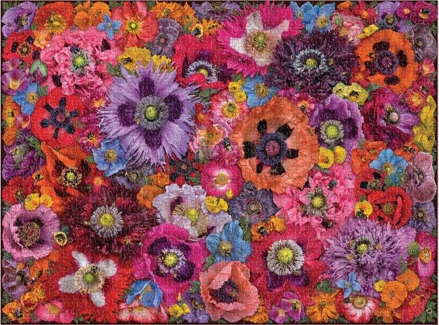Galison puzzle méhek mákvirágok között – 1000 darab