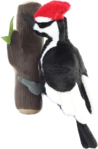 Plüss harkály ágon 33 cm eco friendly