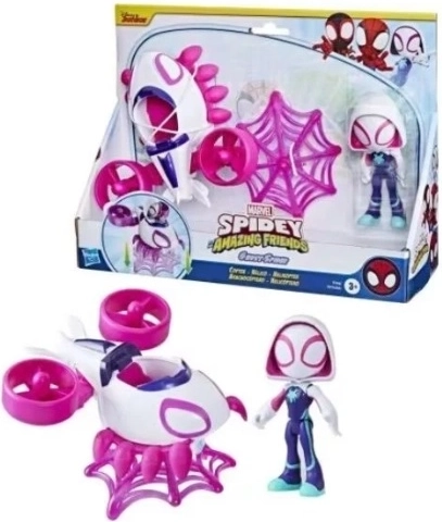 Marvel Spidey és csodálatos barátai Ghost-Spider figura járművel