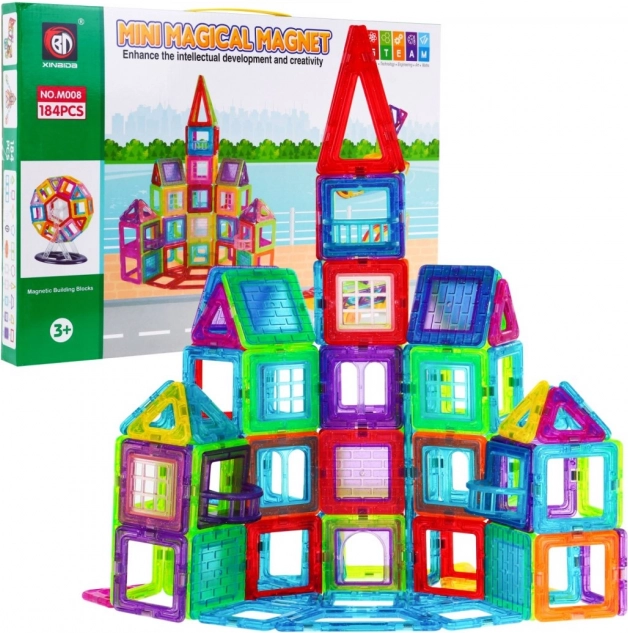 Mágneses kockák MEGA készlet 184 darab