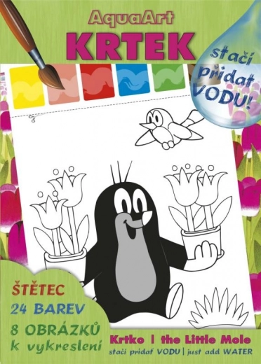 AquaArt Stačí hozzáadni vizet Kisvakond Festőkészlet