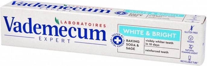 Vademecum Expert White & Bright fehérítő fogkrém 75 ml