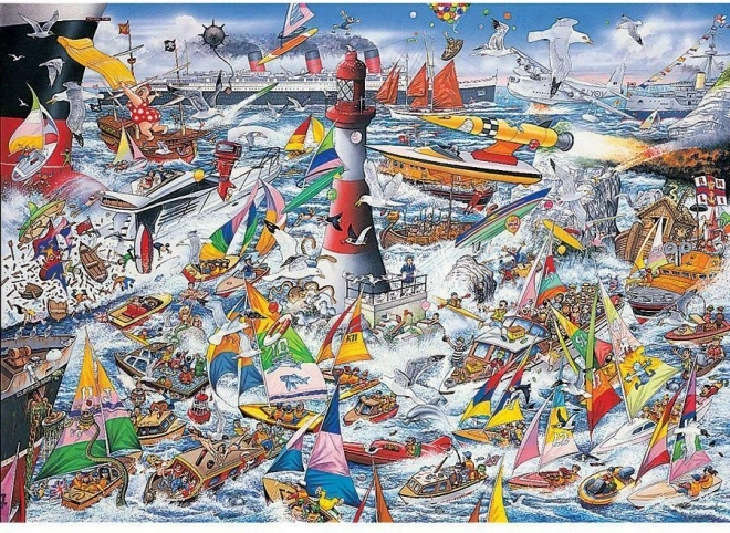 Puzzle Szeretem a hajókat 1000 darab Gibsons-tól