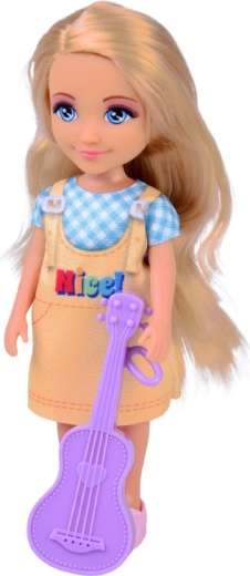 Zenei fantázia lila gitárral