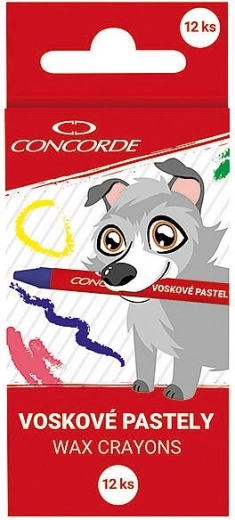 CONCORDE viaszkréták, 12 szín