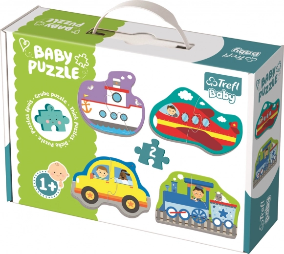 Baba puzzle közlekedés 4x2 darabok