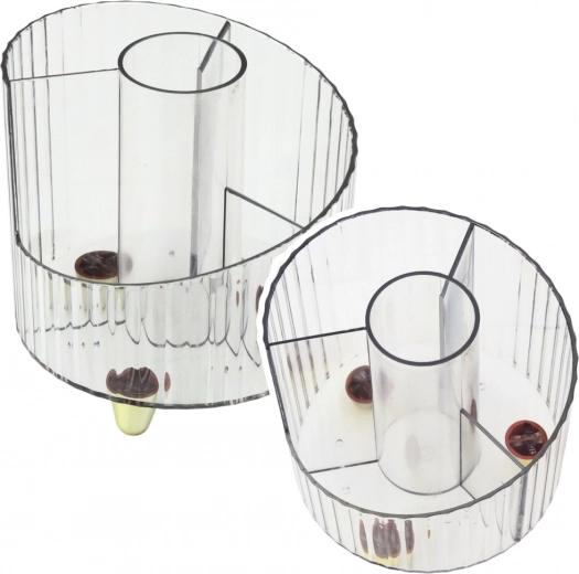 Irodaszerei szervező, átlátszó fehér