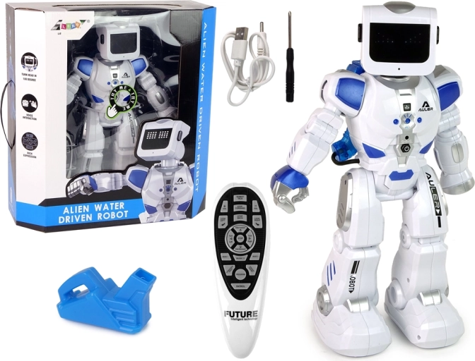 Intelligens interaktív vízrobot távirányítóval