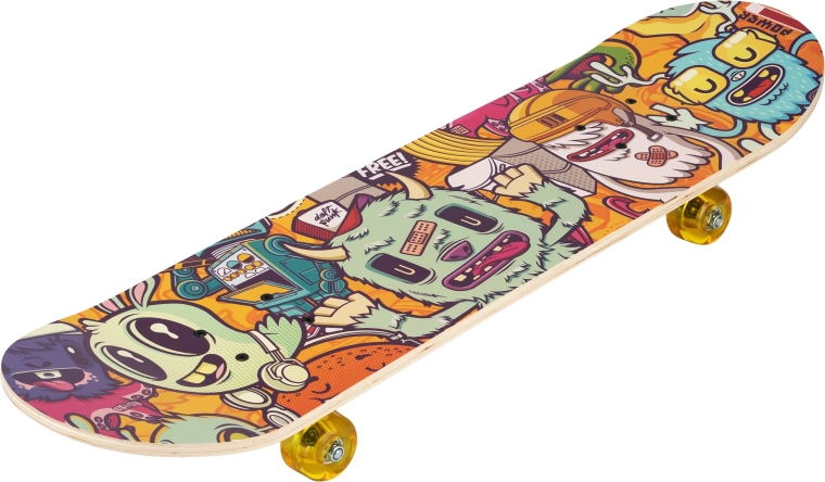 Skateboard Monsters 31" – színes szörnyecskék