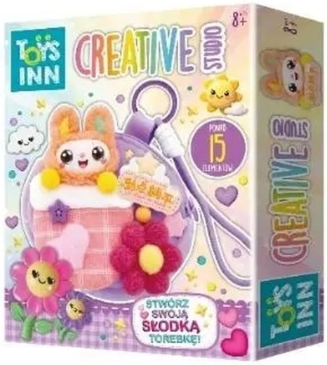 Toys Inn kreatív készlet, lila mini kézitáska