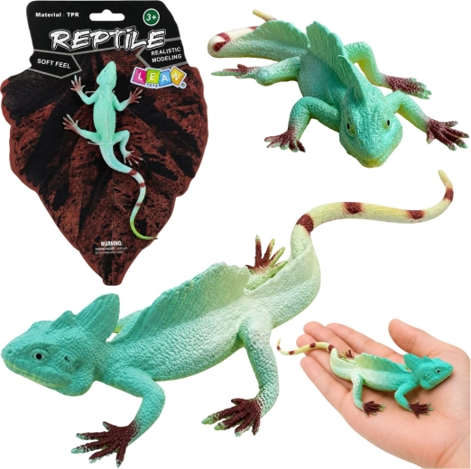 Realistický gumifigura vitorlás agáma 16 cm