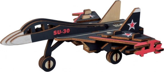 Woodcraft fa 3D puzzle harci repülőgép