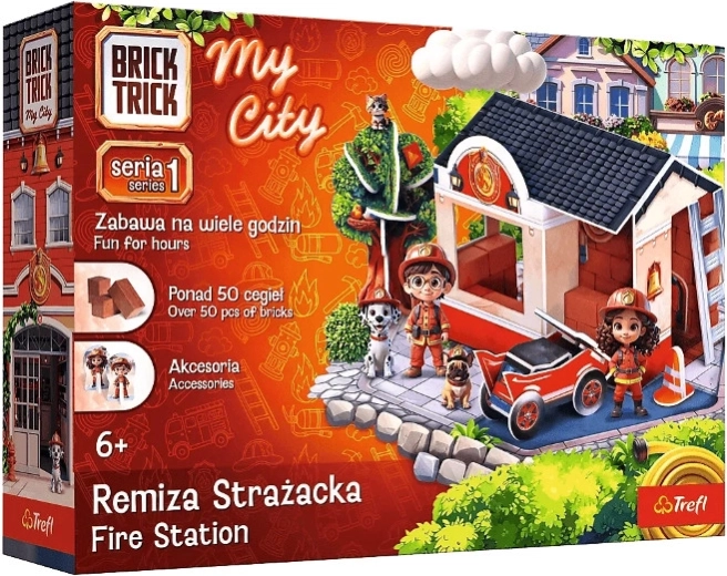 Brick Trick My City tűzoltóállomás