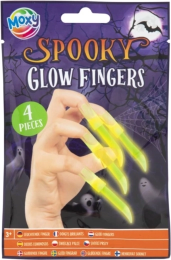 MOXY világító halloweeni körmök 4 db