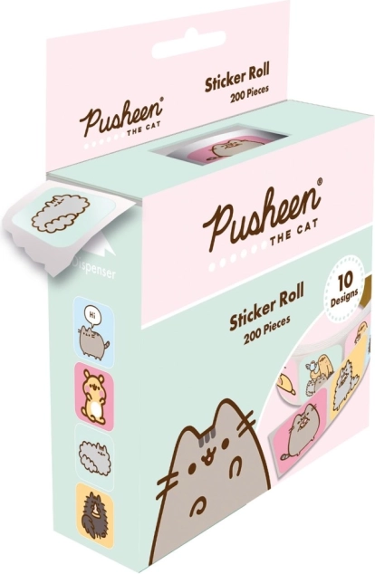 Pusheen motívú matrica szett (200 db)