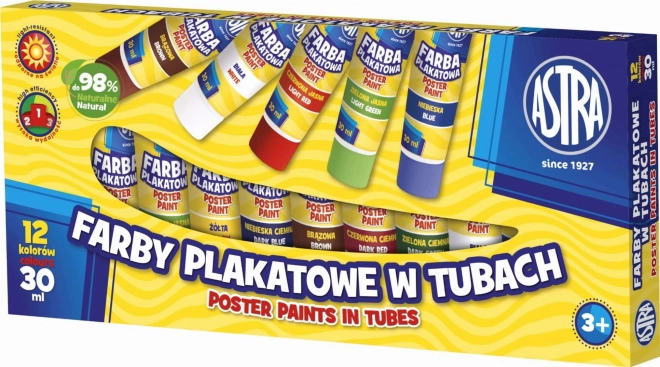 Astra tempera festékek 12x30ml