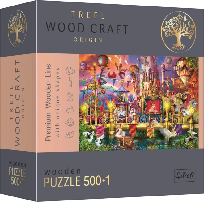 Varázslatos világ fából készült puzzle 501 darab