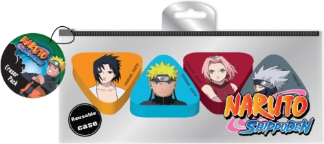 Naruto radír készlet