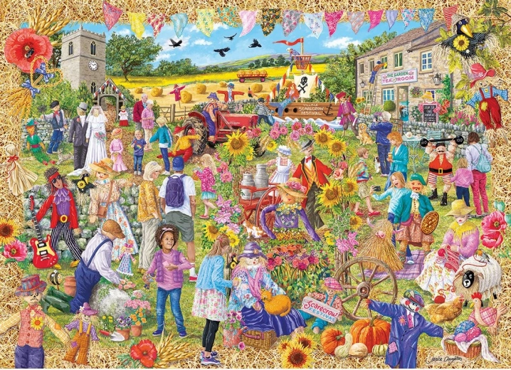 Madárijesztő fesztivál puzzle 1000 darab